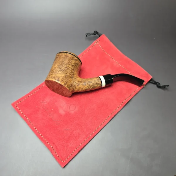 Cavicchi Bologna 2024 Smooth Cherrywood w/ Ivorite Estate Briar Pipe, Unsmoked - Image 13