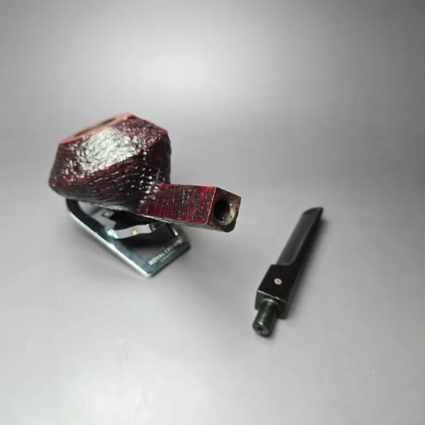 Ashton 1990s Pebble Grain EXL Squat Bulldog Estate Briar Pipe, English Estates - Image 13