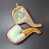 MBSD Meerschaum Deluxe Oom Paul Block Meerschaum Pipe, New - Image 2