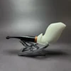 MBSD Meerschaum Deluxe Smooth Fish Block Meerschaum Pipe, Briar-Mortise, New - Image 6
