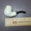 MBSD Meerschaum Silver Reverse Calabash Brandy Block Meerschaum Pipe, New - Image 6