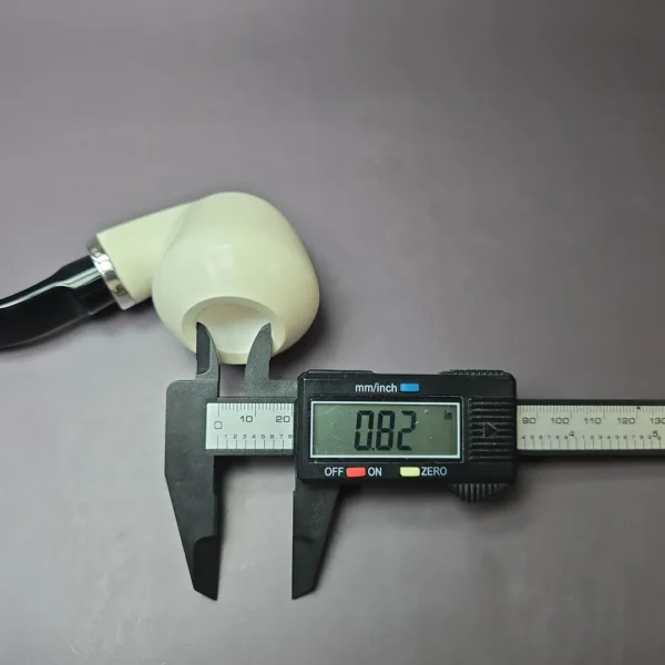 MBSD Meerschaum Silver Reverse Calabash Stubby Rhodesian Block Meerschaum Pipe - Image 9