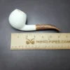 MBSD Meerschaum Deluxe Rusticated Apple Block Meerschaum Pipe, Briar-Mortise - Image 10