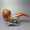 19th c. CPF Best Make w/ Amber Stem Rhodesian Estate Briar Pipe, Unsmoked - Image 6