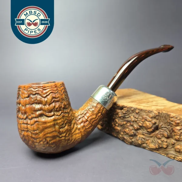 Ashton 2006 Old Church XXX Sandblasted Estate Briar Pipe, English Estates