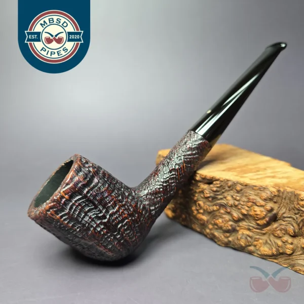 Dunhill 1939 Shell Sandblasted Billiard Estate Briar Pipe, English Estates