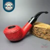 Ashton Claret XXX Sandblasted Rhodesian Estate Briar Pipe, Unsmoked