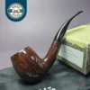 Brebbia Junior Noce 2764 Smooth Bent Billiard Estate Briar Pipe, Unsmoked, 9mm
