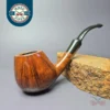 W.O. Larsen Straight Grain Smooth Brandy Estate Briar Pipe, Unsmoked