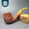 Savinelli Estella Rusticated Freehand Brandy Estate Briar Pipe, Unsmoked