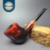 Nording Partially Rusticated Spigot Pot Estate Briar Pipe, Unsmoked