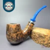Nording B XL Smooth Bent Billiard w/ Silver Estate Briar Pipe, Unsmoked