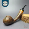 HS Studio "Lars Ivarsson" Sandblasted Acorn Estate Briar Pipe, Unsmoked