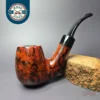 Nording A XL Smooth Bent Billiard Estate Briar Pipe, Unsmoked