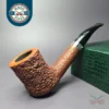 Savinelli Linea Piu 5 Rusticated Dublin Estate Briar Pipe, Italian Estates 6mm