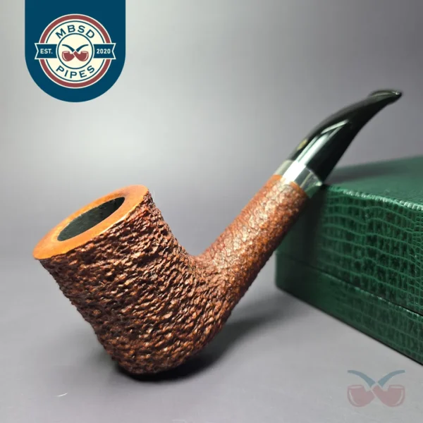 Savinelli Linea Piu 5 Rusticated Dublin Estate Briar Pipe, Italian Estates 6mm