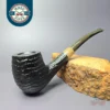 la Biota "Economica" Rusticated Acorn w/ Olivewood Handmade Briar Pipe, New