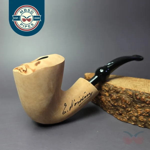 Nording Signature Smooth Freehand Estate Briar Pipe, Unsmoked