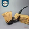 Nording Signature Partially Rusticated Freehand Estate Briar Pipe, Unsmoked