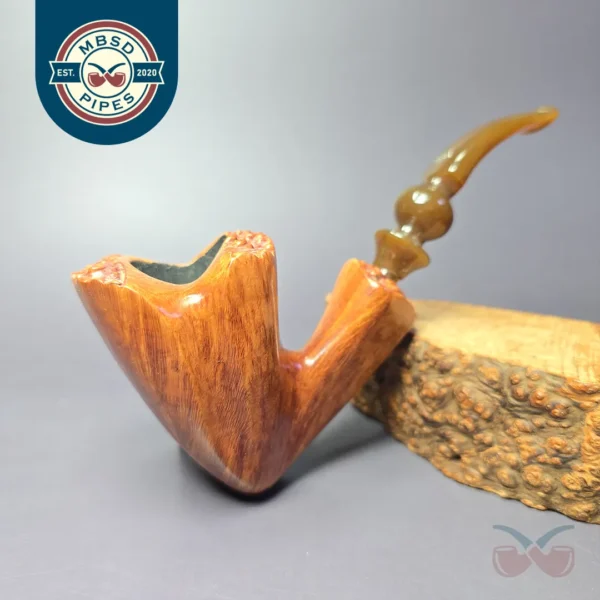 Ben Wade (Preben Holm) Martinique Smooth Freehand Estate Briar Pipe, Unsmoked