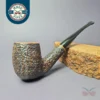 Savinelli Roma 606 KS Rusticated Bent Billiard Estate Briar Pipe, Italian Estates 6mm