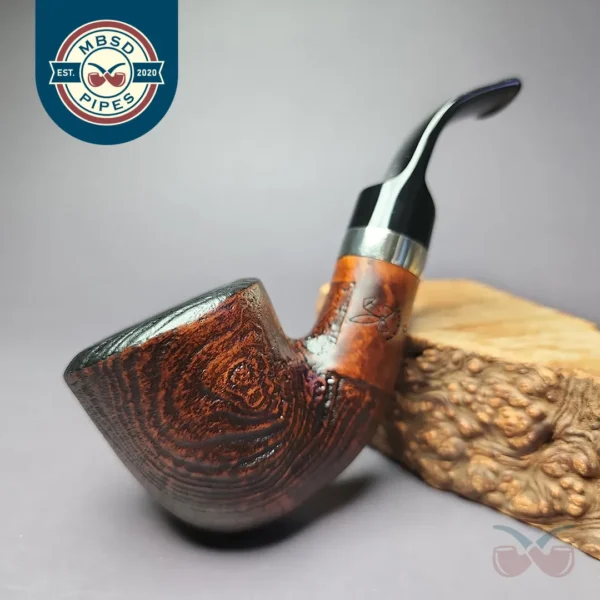 Morgan BlackJack 20 Sandblasted Dublin Briar Pipe, New