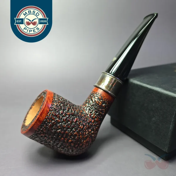 Mastro de Paja Commissioner Unica Billiard Estate Briar Pipe, Unsmoked, 9mm