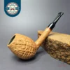 Proxima by Piero Vitale Natural Sandblasted Egg Briar Pipe, New