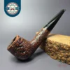 Dunhill 1924 Shell Sandblasted Billiard Estate Briar Pipe, English Estates