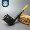 Reid Robertson Sandblasted Lovat w/ Corian Handmade Briar Pipe, New