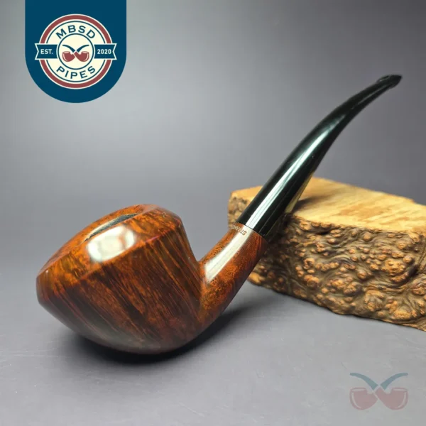WO Larsen Straight Grain 7 Smooth Estate Briar Pipe, Unsmoked