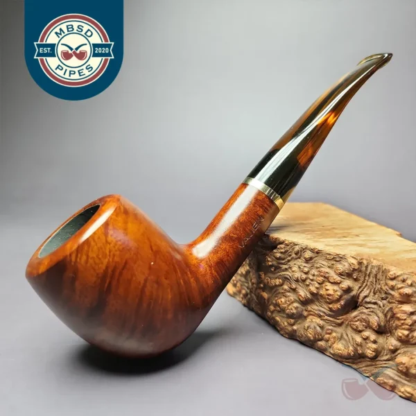 Vauen 3968 Smooth Billiard Estate Briar Pipe, Unsmoked, 9mm