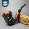 Nording Abstract Rusticated Freehand Briar Pipe, Unsmoked