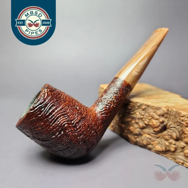BriarWorks Classic C22 Sandblasted Briar Pipe, New