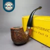 Merchant Service Sandblasted "Full Bent"  Bent Billiard Artisan Briar Pipe, New