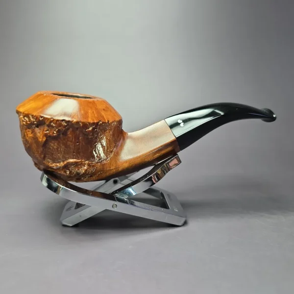 Caminetto New Dear Wax Drip Bulldog Estate Briar Pipe, Italian Estates - Image 2