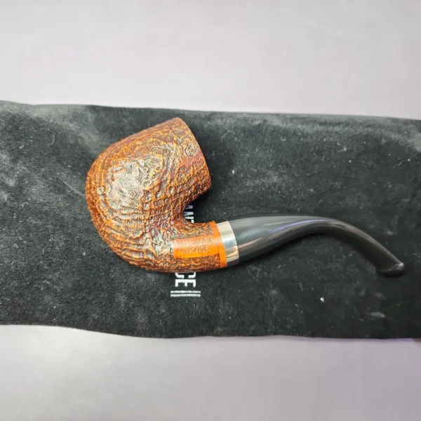 Merchant Service Sandblasted "Full Bent"  Bent Billiard Artisan Briar Pipe, New - Image 2