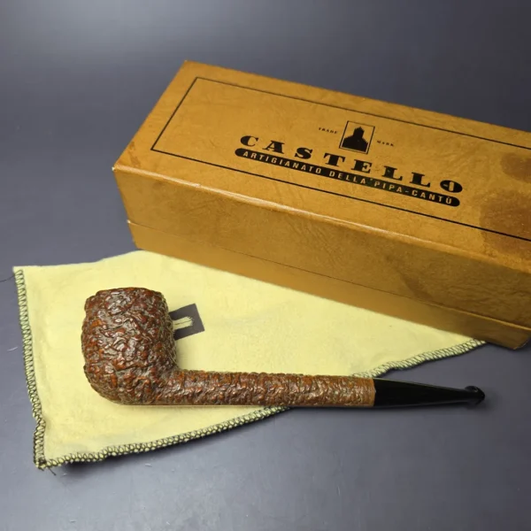 Castello Sea Rock 3K 41 Pencil Shank Liverpool Estate Briar Pipe, Italian Estates - Image 2