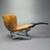 Viprati 2 Clover Smooth Panel Shank Dublin Estate Briar Pipe, Italian Estates - Image 2