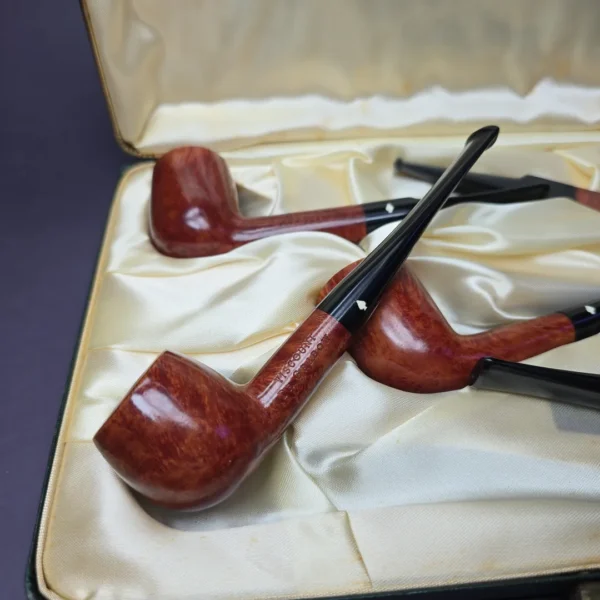 Dr Grabow Viscount Five Pipe Set in Fitted Case, Unsmoked - Image 2