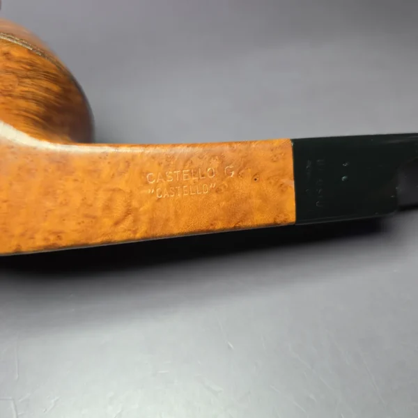 Castello "Castello" G Smooth Bulldog Straight Estate Briar Pipe, Italian Estates - Image 2
