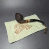 Walt Cannoy Cardinal House Morton Rusticated Rhodesian Handmade Briar Pipe, New - Image 2