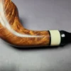 Rick Knight Smooth Horn w/ Ivorite Estate Briar Pipe, American Estates - Image 2