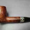 Peterson Aran Nickel Mounted 106 Smooth Billiard Estate Briar Pipe, Irish Estates - Image 2