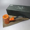 Ascorti Sabbia Di Oro Sandblasted Cherrywood Sitter Estate Briar Pipe, Unsmoked - Image 2
