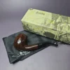 Brebbia Junior Noce 2764 Smooth Bent Billiard Estate Briar Pipe, Unsmoked, 9mm - Image 2
