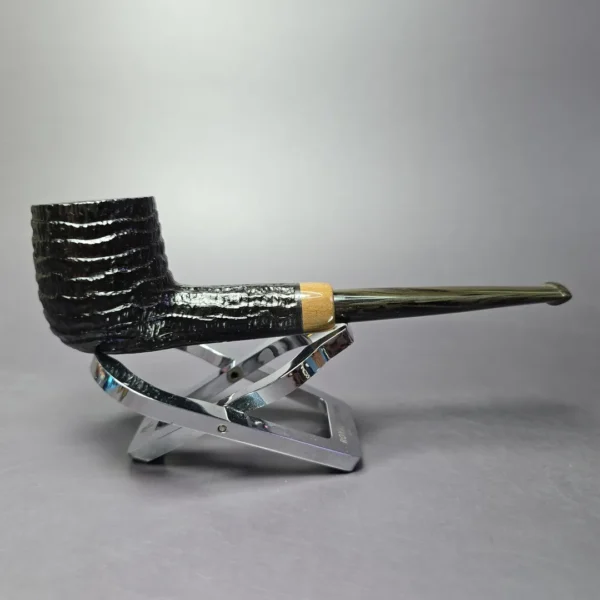 la Biota "Economica" Rusticated Billiard Handmade Briar Pipe, New - Image 2