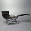 Chacom Select Straight Grain X Sandblasted Pot Estate Briar Pipe, Unsmoked - Image 2