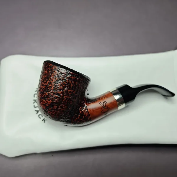 Morgan BlackJack 20 Sandblasted Dublin Briar Pipe, New - Image 2