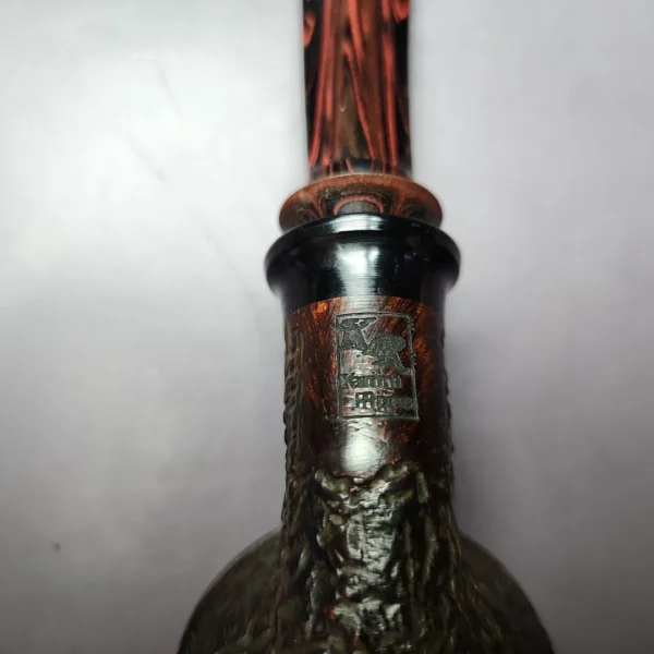 Karim Pipes Partially Rusticated Rhodesian Briar Pipe, Unsmoked - Image 2